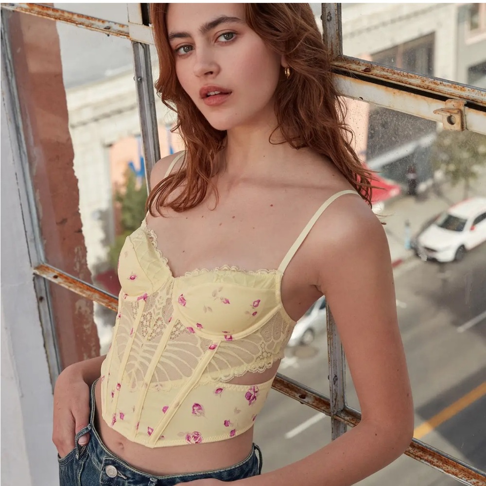 Rosebuds Floral Bralette